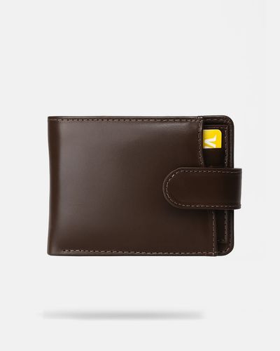 Carteira Masculina De Couro - Marrom - Pé Relax Calçados Confortáveis