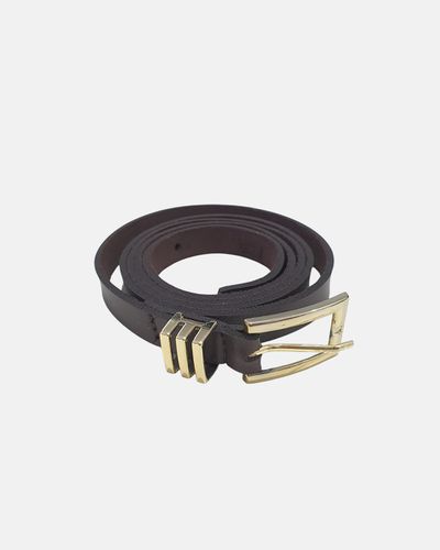 Cinto Maison Feminino Fino - Café - Pé Relax Calçados Confortáveis