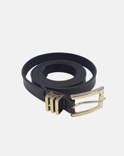 Cinto Maison Feminino Fino - Preto - Pé Relax Calçados Confortáveis