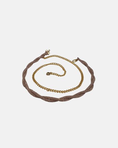 Cinto Crystal Feminino Fino - Dourado - Pé Relax Calçados Confortáveis