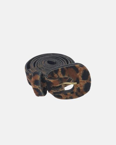 Cinto Savannah Feminino Fino - Onça - Pé Relax Calçados Confortáveis