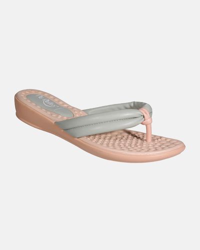 Chinelo Anatômico Jasmim - Menta - Pé Relax Sapatos Confortáveis