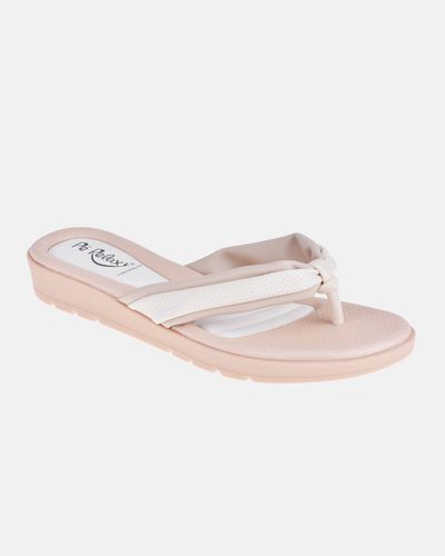 Chinelo Dália - Marfim / Off White - Pé Relax Sapatos Confortáveis