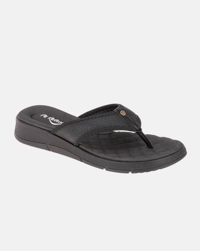 Chinelo Esporão Kalanchoê - Preto - Pé Relax Sapatos Confortáveis