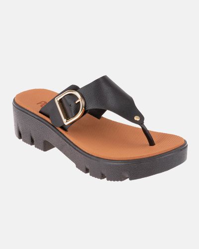 Chinelo Cravo - Preto - Pé Relax Sapatos Confortáveis