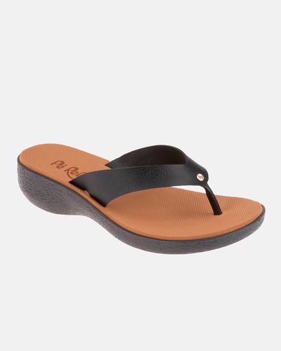 Chinelo Giesta - Preto - Pé Relax Sapatos Confortáveis