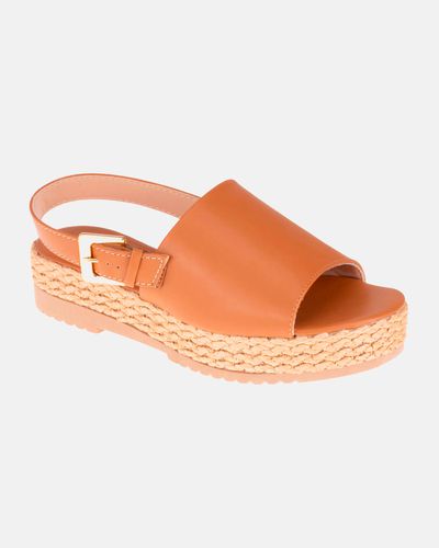 Sandalia Anabela Acácia - Ambar - Pé Relax Sapatos Confortáveis
