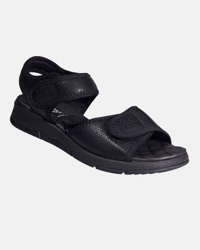 Sandália Kalanchoê - Preta / Palmilha Preta - Pé Relax Sapatos Confortáveis