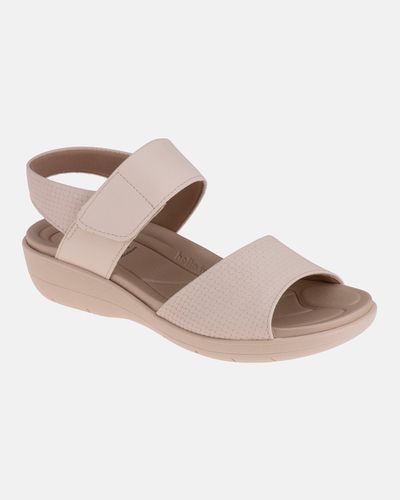 Sandália Helicônia - Off White - Pé Relax Sapatos Confortáveis