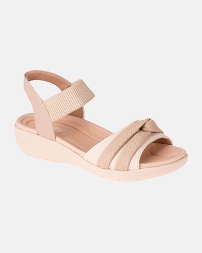 Sandália Helicônia - Bege - Pé Relax Sapatos Confortáveis