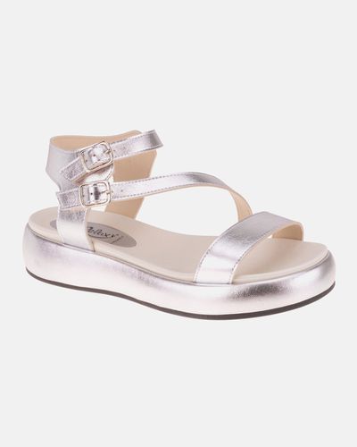Sandália Kalmia - Prata - Pé Relax Sapatos Confortáveis