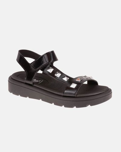 Sandália Sakura - Preto - Pé Relax Sapatos Confortáveis