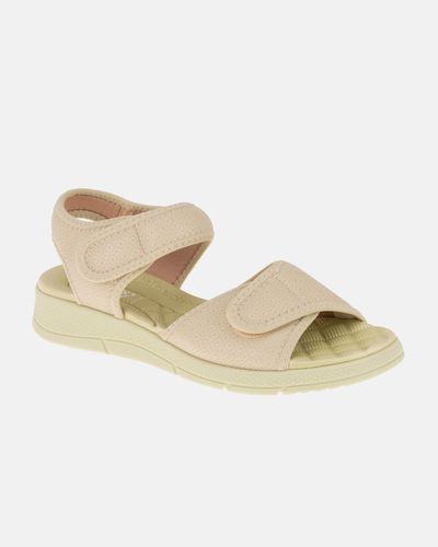 Sandália Kalanchoê - Erva Doce - Pé Relax Sapatos Confortáveis