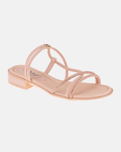 Sandália Saltinho - Rosê - Pé Relax Sapatos Confortáveis