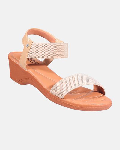 Sandália Verbena - Bege - Pé Relax Sapatos Confortáveis