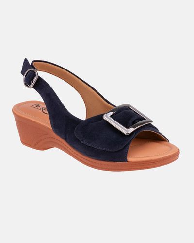Sandália Verbena - Marinho - Pé Relax Sapatos Confortáveis