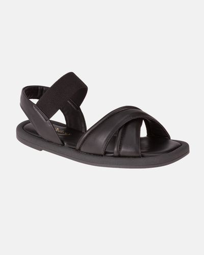 Sandália Estrelícia - Preta - Pé Relax Sapatos Confortáveis