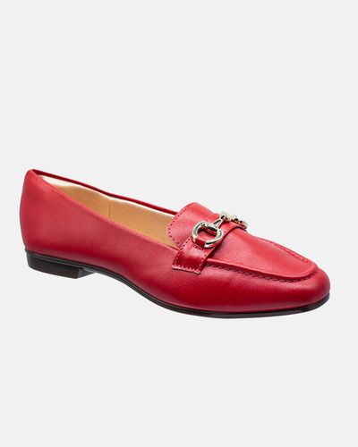Sapatilha Monilaria - Vermelha - Pé Relax Sapatos Confortáveis