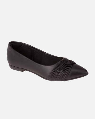 Sapatilha Crinum - Preta - Pé Relax Sapatos Confortáveis