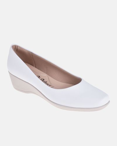 Sapato Lírio - Branco Neve - Pé Relax Sapatos Confortáveis