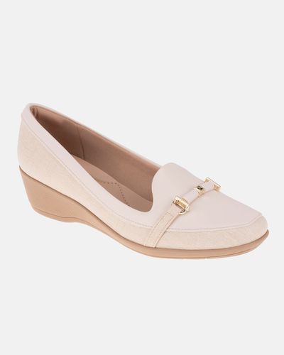 Sapato Comfort Lírio - Natural - Pé Relax Sapatos Confortáveis