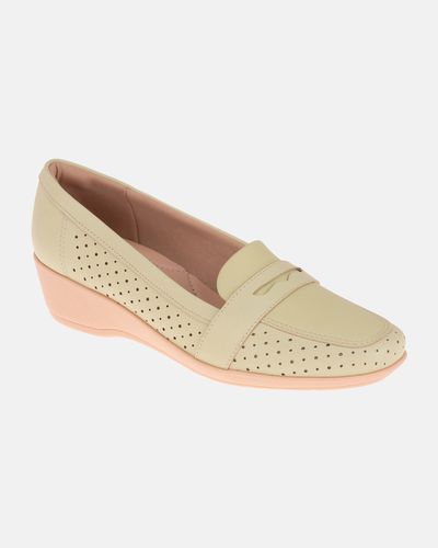 Sapato Comfort Lírio - Erva Doce - Pé Relax Sapatos Confortáveis