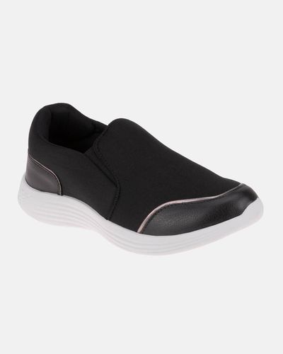 Slip On para Joanete Violeta - Preto - Pé Relax Sapatos Confortáveis