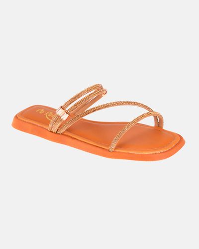 Rasteirinha Papete Alisso - Carvalho - Pé Relax Sapatos Confortáveis