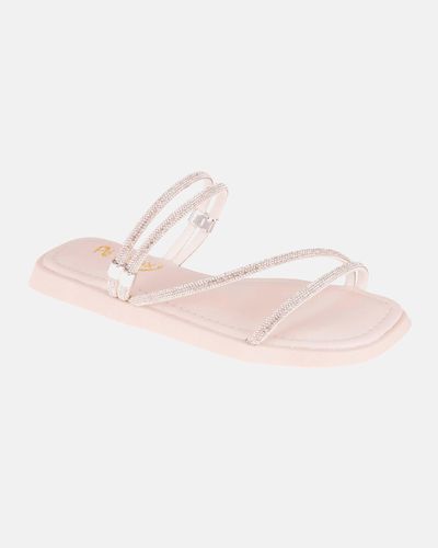 Rasteirinha Papete Alisso - Off White - Pé Relax Sapatos Confortáveis