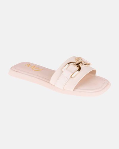 Tamanco Rasteirinha Alisso - Off White - Pé Relax Sapatos Confortáveis