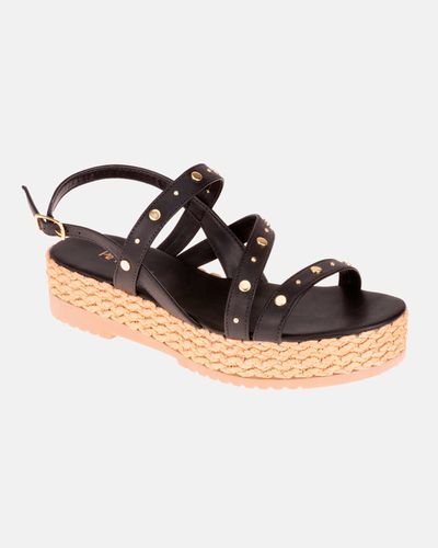 Anabela Acácia - Preta - Pé Relax Sapatos Confortáveis