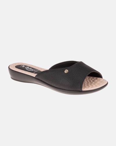 Tamanco Anatômico Jasmim - Preto / Palmilha Bege - Pé Relax Sapatos Confortáveis