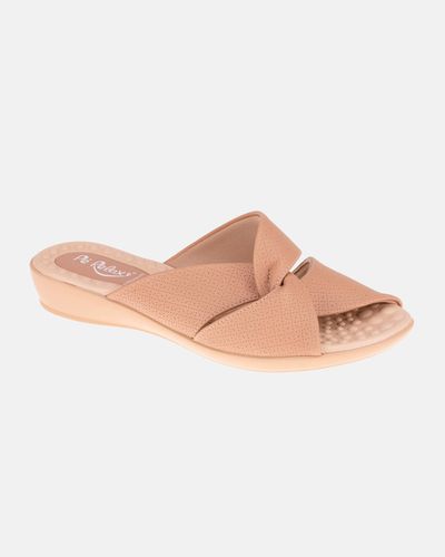Tamanco Ortopédico Jasmim - Amêndoa - Pé Relax Sapatos Confortáveis