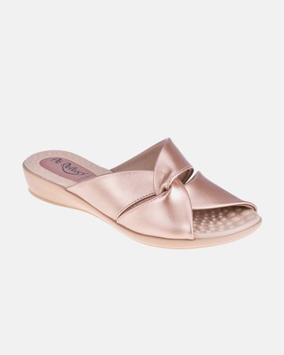 Tamanco ortopédico Jasmim - Rosê Gold - Pé Relax Sapatos Confortáveis