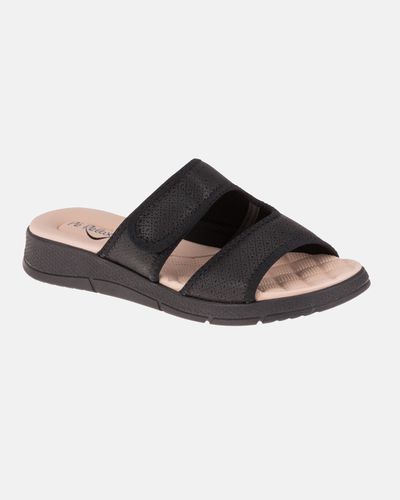 Tamanco Kalanchoê - Preto / Palmilha Bege - Pé Relax Sapatos Confortáveis