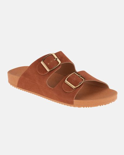 Birken Aquilégia - Camurça Terracota - Pé Relax Sapatos Confortáveis