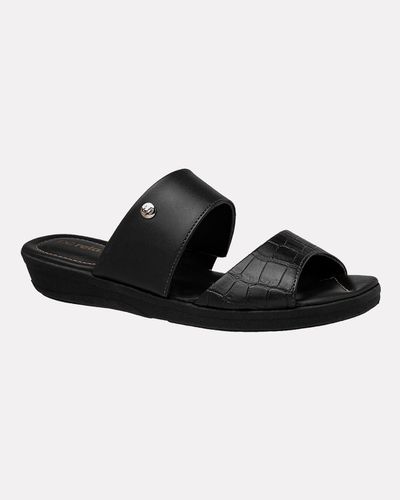 Tamanco Gerânio - Preto - Pé Relax Calçados Confortáveis