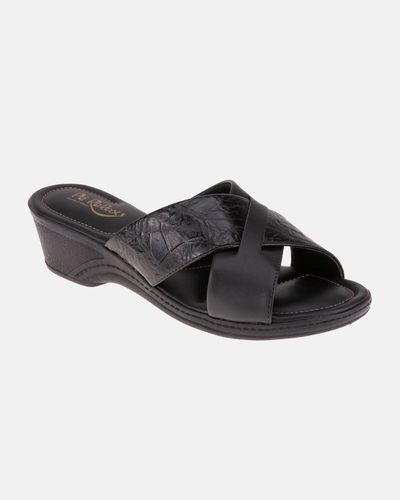 Tamanco Verbena - Preto - Pé Relax Sapatos Confortáveis