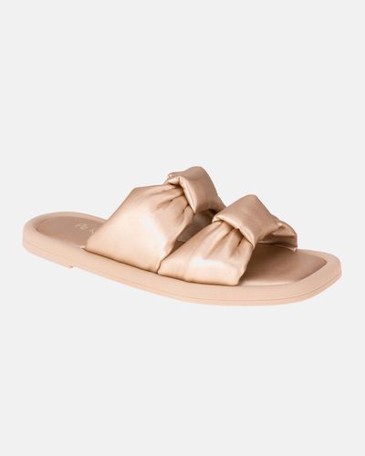 Tamanco Estrelícia - Champagne - Pé Relax Sapatos Confortáveis