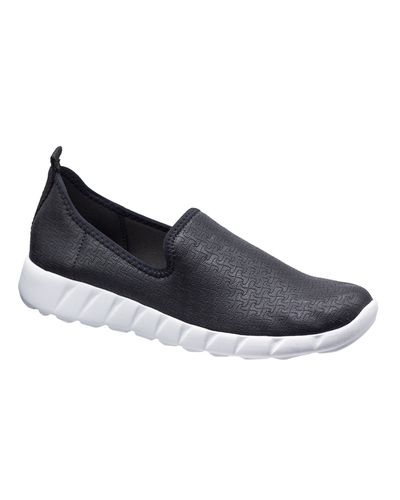 Tênis Gladíolo - Preto - Pé Relax Sapatos Confortáveis