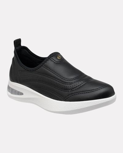 Tênis Crisântemo 2.0 - Preto - Pé Relax Sapatos Confortáveis