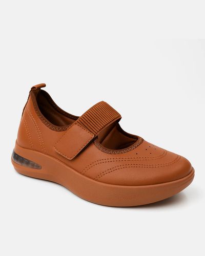 Tênis Boneca Camélia - Ocre / Caramelo - Pé Relax Calçados Confortáveis