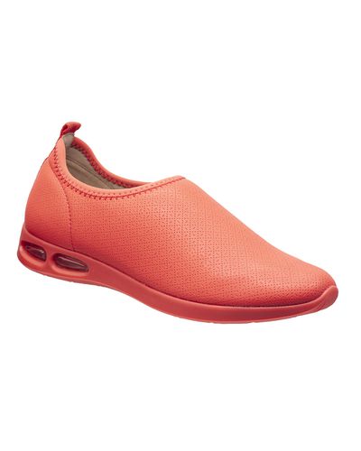 Tênis Crisântemo - Goiaba - Pé Relax Sapatos Confortáveis