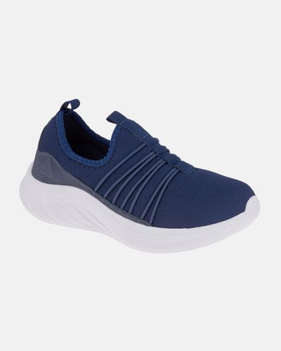 Tênis Íris - Marinho / Rosê - Pé Relax Sapatos Confortáveis
