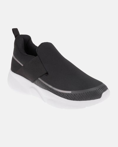 Tênis Pluma - Preto / Prata - Pé Relax Sapatos Confortáveis