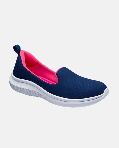 Slip On Peônia - Marinho - Pé Relax Sapatos Confortáveis