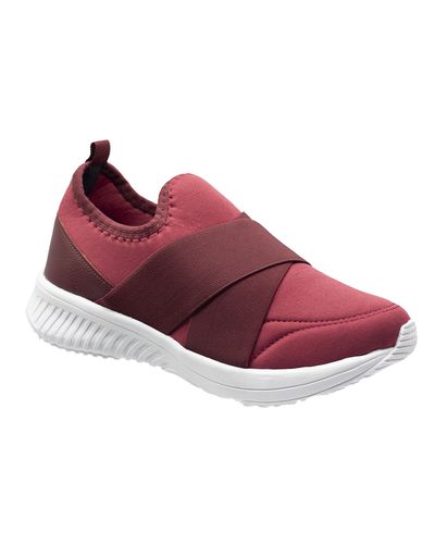 Tênis Girassol - Bordô - Pé Relax Sapatos Confortáveis