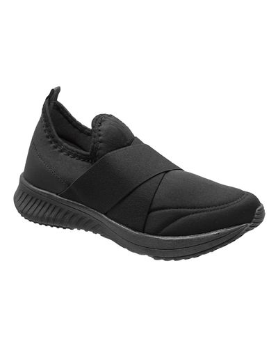 Tênis Girassol - Preto / Sola Preta - Pé Relax Sapatos Confortáveis