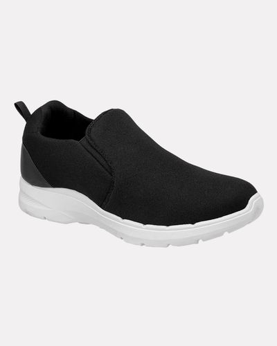 Slip On Feminino Aroeira - Preto - Pé Relax Calçados Confortáveis