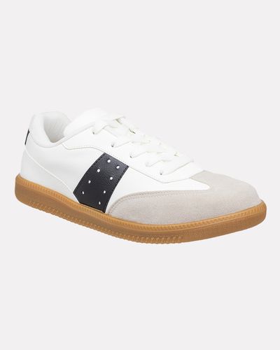 Tênis Samba Torênia - Branco / Preto - Pé Relax Calçados Confortáveis